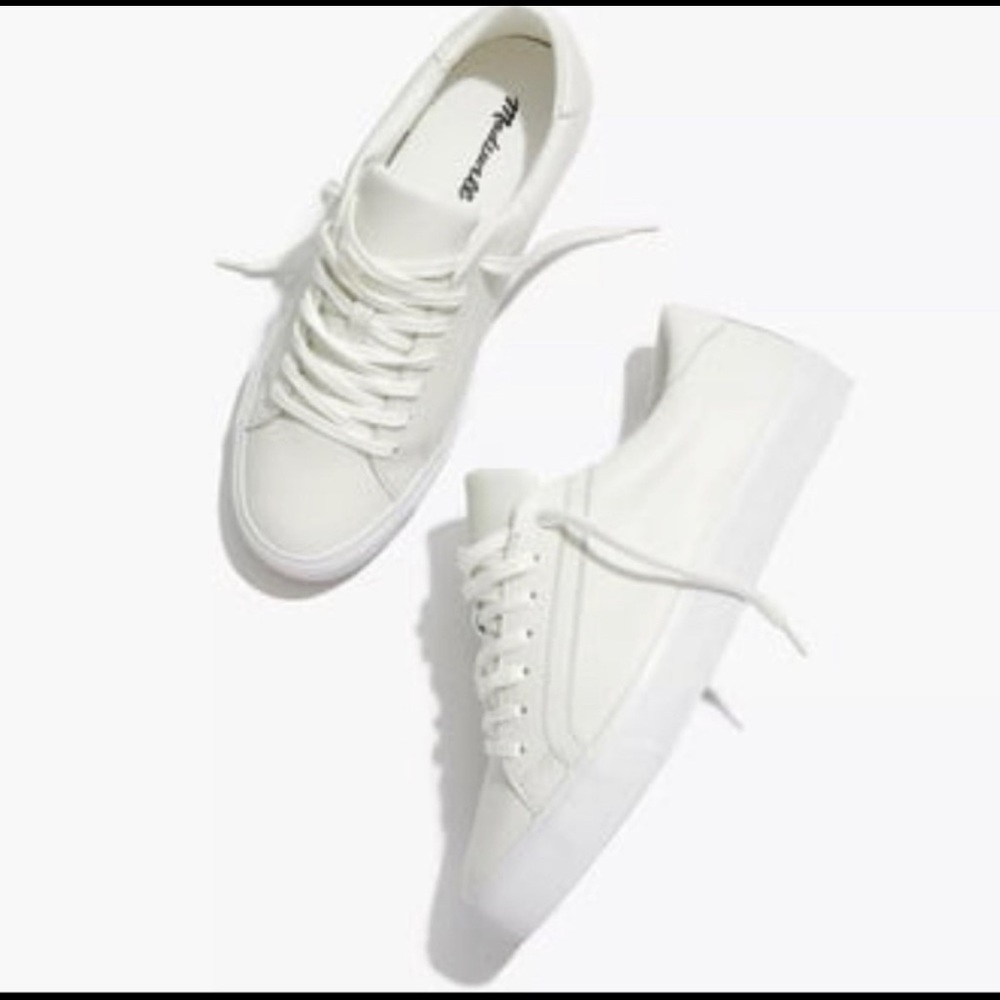 Madewell sidewalk sneakers.